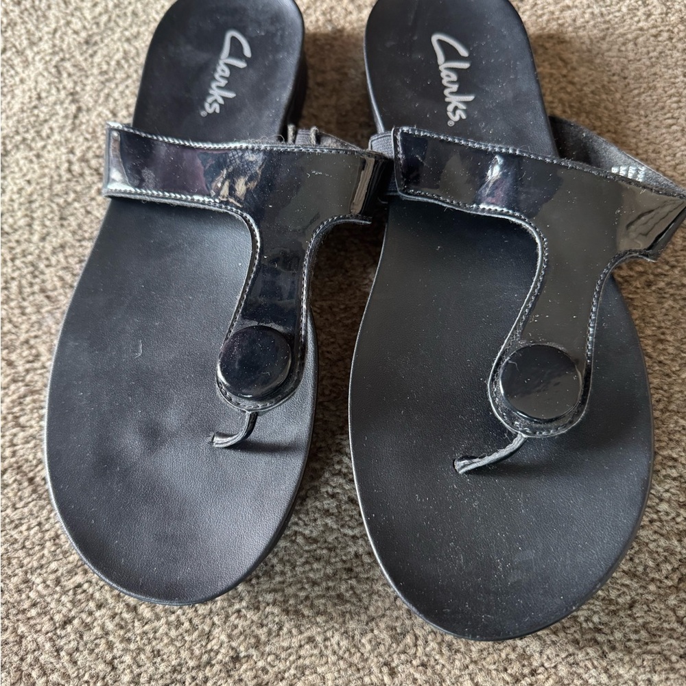 Clarks Women's Black Sandals